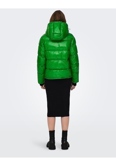 Only Onlannlouis Premium Puffer Jkt Otw Kadın Mont-27626 - M Yeşil