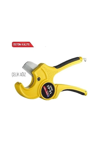 Bay-Tec Mk0695 Pvc Boru Kesme Makası Sarı 42Mm