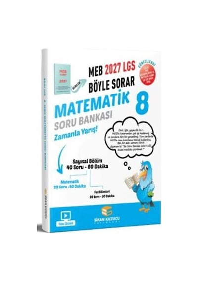 2027 8. Sınıf Matematik Soru Bankası Sinan Kuzucu