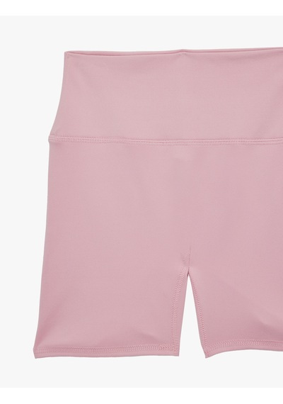 Koton Yüksek Bel Slim Fit Biker Spor Tayt Pembe 6sak40287nk Gül