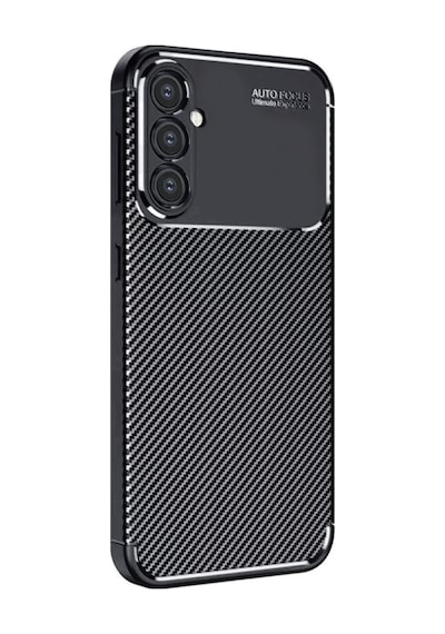 Samsung Galaxy A16 5g Kılıf Auto Focus Karbon Kapak - Siyah