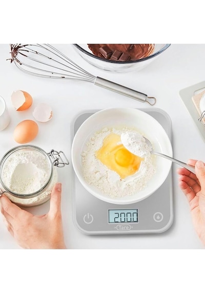 Tefal Optiss Gümüş Elektronik Mutfak Tartısı