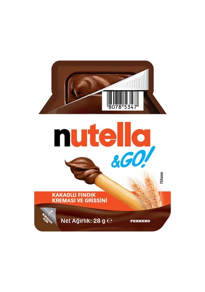 Nutella&go Kakaolu Fındık Kreması Ve Grissini 28 Gr - 12 Adet