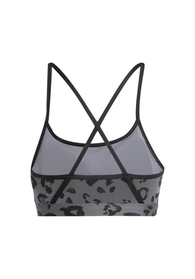 Adidas Gri Kadın Sporcu Sütyeni Aer Ls Bra Aop Jn2662