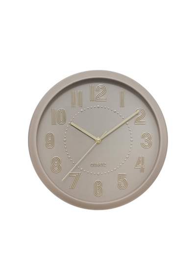 Mudo Home Luden Duvar Saati Bej 30cm Diğer