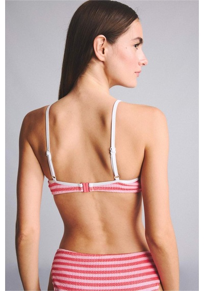 Defacto Regular Fıt Kırışık Dokulu Pembe Bikini Üstü G7027ax26smpn69 Pembe-pn69