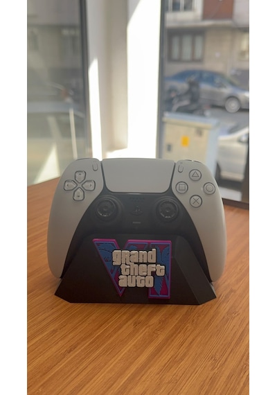 Gta Vı Temalı Ps5 Kol Standı Özel Tasarım Kontrolcü Standı