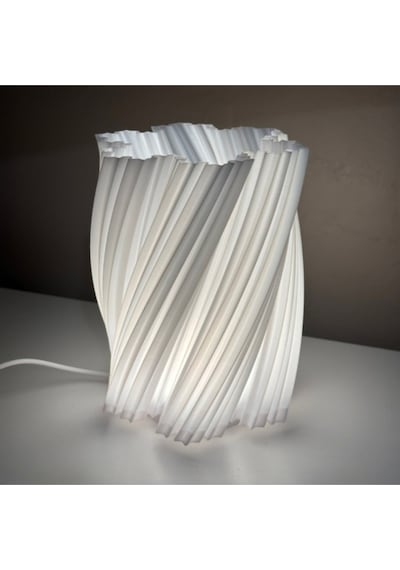 Dekoratif 3d Yazıcı Baskı Abajur Pla Malzeme, 15 Cm 15 X 14