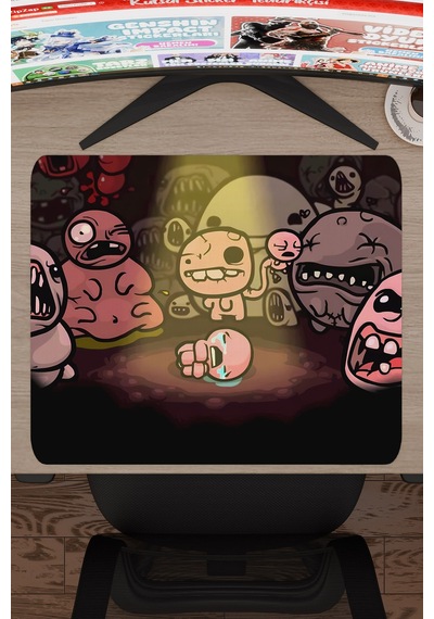 Binding Of Isacc Kaymaz Dikişli Kauçuk Oyuncu Mousepad V3 - 48x40 Xl Gaming Mouse Pad Fare Altlığı