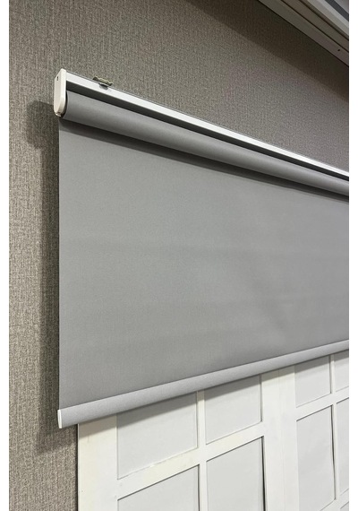 Genel Stor Perde İthal Mat Polyester P1080, Açık Gri, 190 X 260