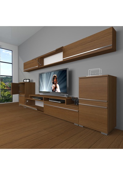 Decoraktiv Ekoflex 9 Mdf Tv Ünitesi Tv Sehpası Ceviz