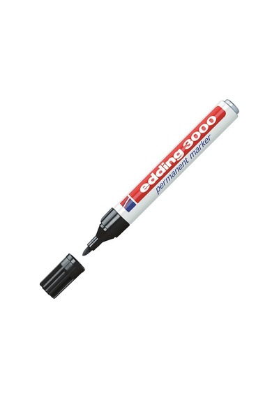 Edding Markör Permanent Yuvarlak Uçlu 1.5-3 Mm Siyah 3000 Çok Renkli