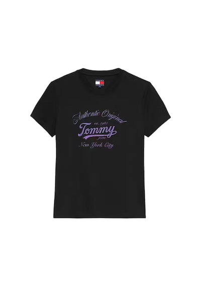 Kadın New York City Logo T-shirt - Siyah-8396 Black