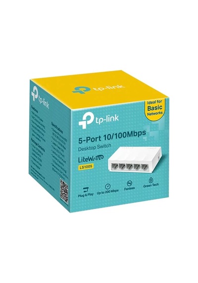 Sh Tp-link Ls1005 5 Port 10/100 Mbps Ethernet Switch Najmaddin