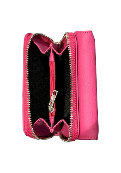 Monte Lui Unisex Hakiki Deri Cüzdan Pembe