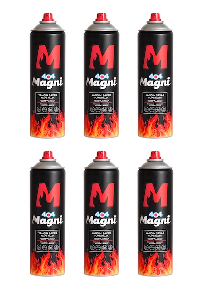 404 Magni Yangın Söndürücü Sprey 500 ML 6'lı