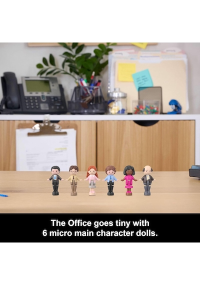 Ve The Office Mini Oyun Seti, 6 Karakter Figürü Ve 9 Aksesuar, Koleksiyona Uygun Partnership Oy Standart