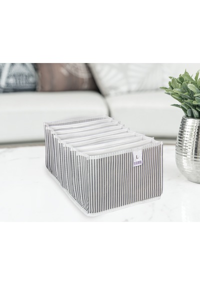 Akordiyon Organizer Çekmece Içi Düzenleyici Large Kumaş 100 X 100 Beyaz Diğer