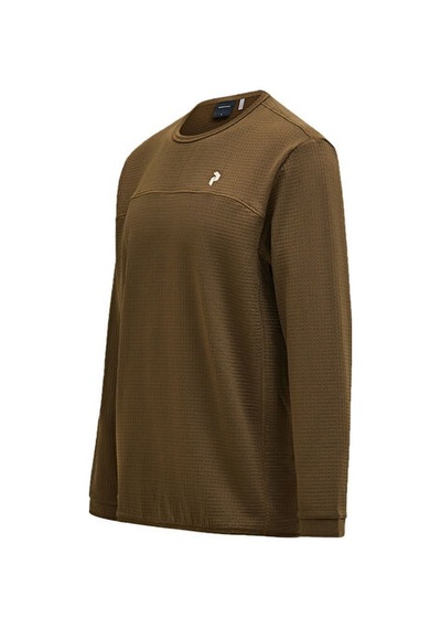 Peak Performance W Traıl Polartec Crew Kadın Günlük Sweatshirt G79810060t Kahverengi
