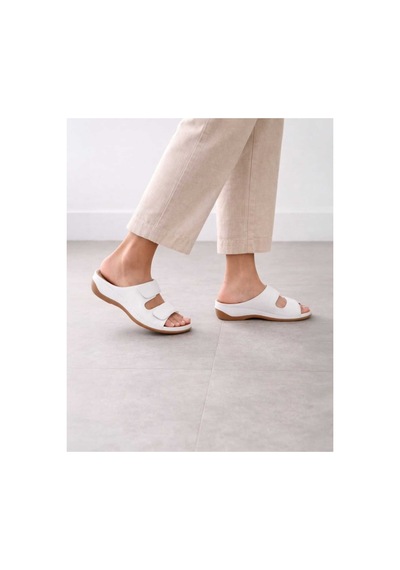 Look Life Kadın Beyaz Jelly Cool Halluks Valgus Ortopedik Terlik - Anneler Günü Hediyesi