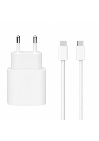 Flayse İphone 16 Usb-c 35w Güç Adaptörü Ve Hızlı Şarj Destekli Usb-c To C Kablo Seti