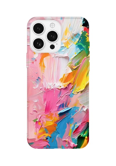 İphone 13 Pro Max Uyumlu Baskılı Şeffaf Telefon Kılıfı Koleksiyon: Pastelbloom Soft Series 8