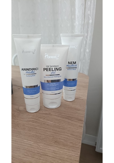 Homm Life 3 Lü Set Arındırıcı Maske,peeling Jel,nem Maskesi