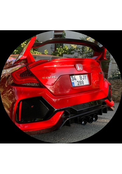 Honda Civic Fc5 Kare Plakalik 2016-2022 547418176