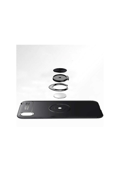 Huawei Y5 2019 Kılıf Zore Ravel Silikon Kapak Siyah
