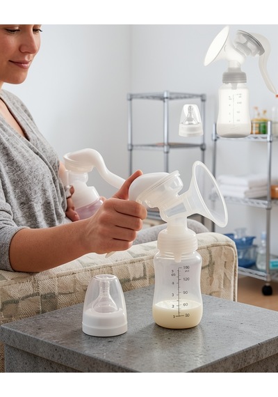 Manuel Göğüs Pompası 180 Ml Bpa İçermeyen Taşınabilir Uczzzgöğüssütpompası