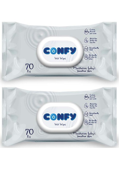 Confy Premium Sensitive Islak Mendil 2 X 70'Li