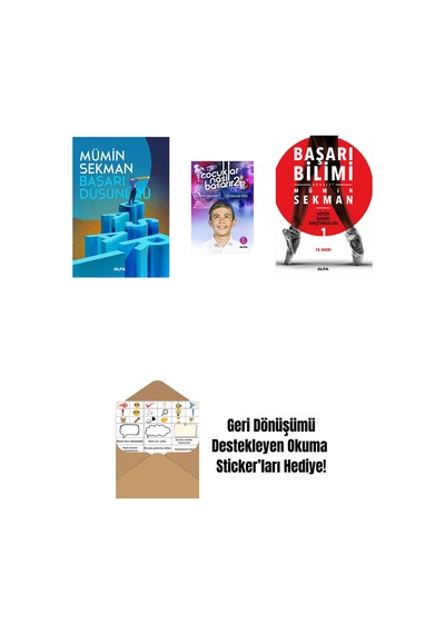 Başarı Düşünürü + Çocuklar Nasıl Başarır 2 + Başarı Bilimi + Okuma Sticker'ları