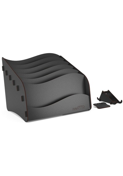 Design Otto Wavy Masaüstü Organizer Evrak Rafı - 6 Renk Siyah - 114808291 Siyah