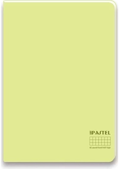 Keskin Pastel Light Pp.kapak Dikişli Defter A4 60yp.kareli 335212