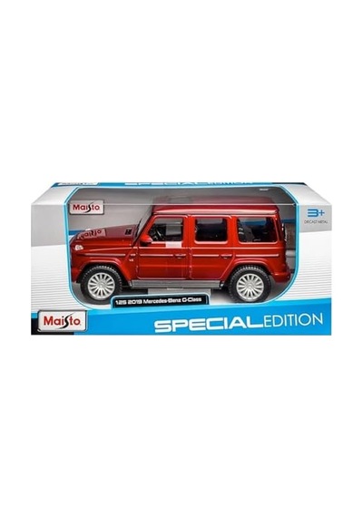 Maısto 2019 Mercedes Benz G-class - Kırmızı Açık Bej