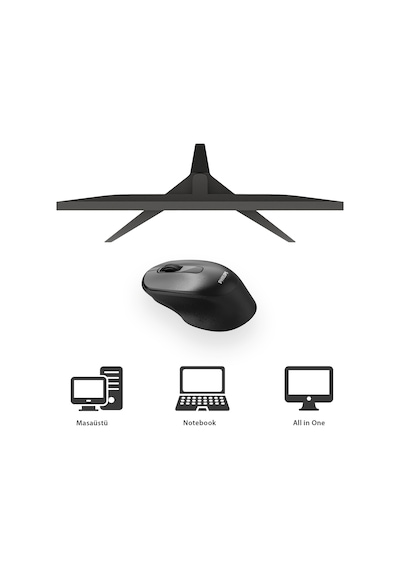 Philips SPK7448 Kablosuz Bluetooth 1600 DPI 4 Tuşlu Optik Mouse