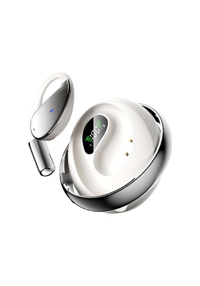Aı Canlı Çeviri Kulaklık Bluetooth5.4 100+ Dil Anlık Tercüme Görüşme Çeviri Açık Kulak Tws Enc Beyaz