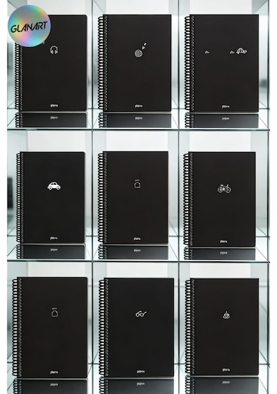 Spiralli 80 Yaprak Kareli Küçük Boy Sert Kapak Not Defteri Kraft Kağıt 14x19 Cm Dışı Siyah