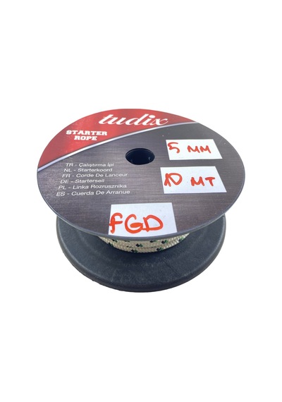 Fgd Motor Çekme Çalıştırma Starter İpi 5 Mm 10 Metre