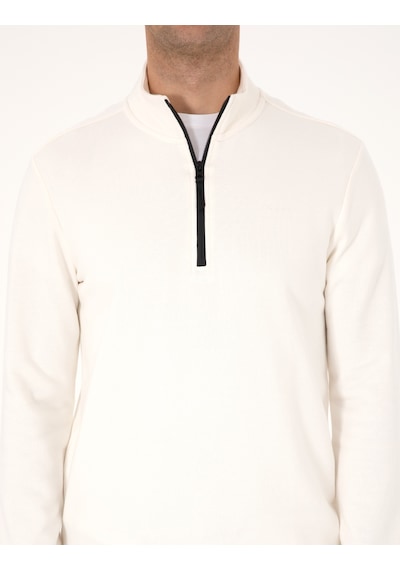 Pierre Cardin Erkek Ekru Sweatshirt 50314044-vr019 Ekru