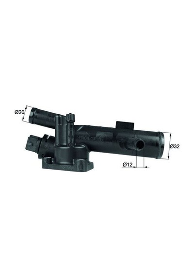 Termostat - Dacia Duster, Sandero, Logan - Mahle-tı3989