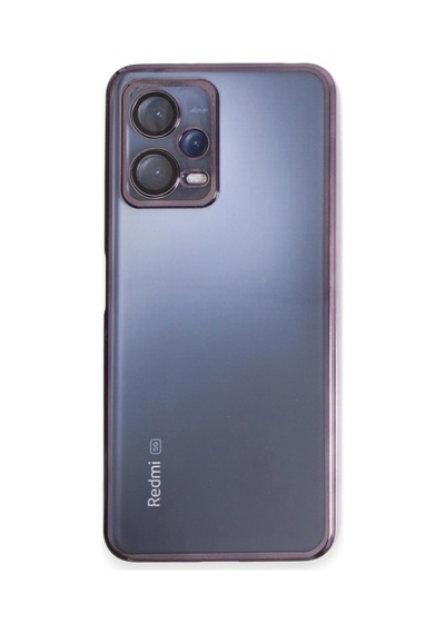 Xiaomi Redmi Note 12 5g Kılıf Razer Lensli Silikon - Mor -
