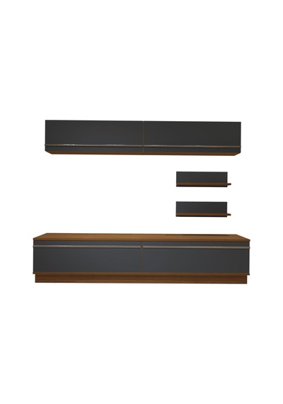 Decoraktiv Eko 5b Mdf Std Tv Ünitesi Tv Sehpası Ceviz - Antrasit