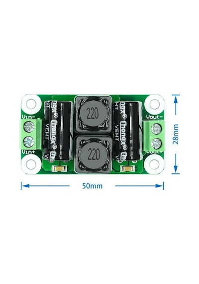 0-50v 4a Dc Güç Kaynağı Filtresi Gürültü Bastırıcı Azaltıcı Filtre Bead Rfı Emı Girişim Engelleyici