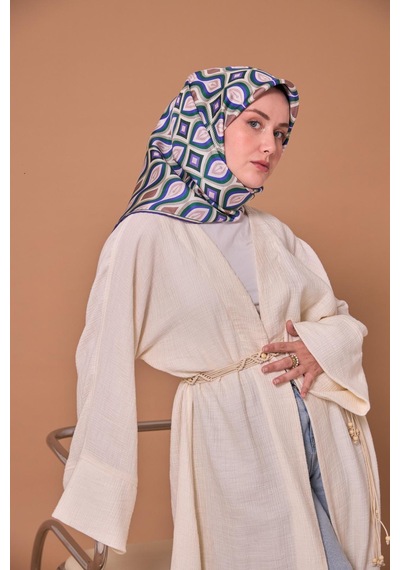 Silk Home Twill İpek Eşarp 11470-10 Beyaz, Zümrüt, Mocha Mousse, Mor