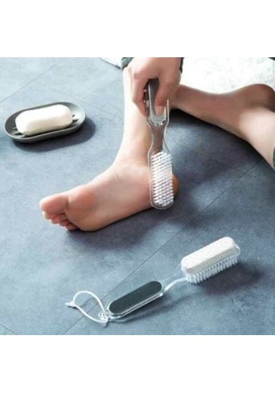 4 Step Pedicure Paddle Bzd-228 4ın1 Fırçalı Topuk Taşı 4915