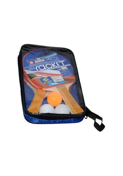 Masa Tenis Raket Seti 2 Raket+3 Top Taşıma Çantalı