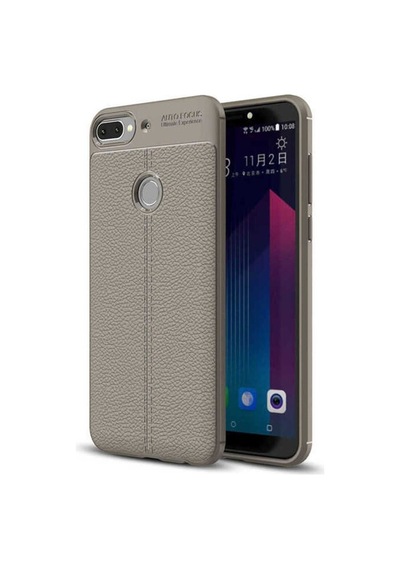 Htc Desire 12 Plus Kılıf Zore Niss Silikon Kapak Gri