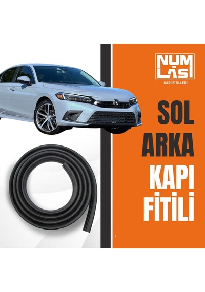 Honda Civic 2022-2025 Sol Arka Kapı Fitili-a Kalite-numlas-nm3012