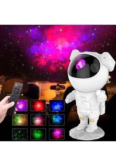 Astronot Projektör Lamba Açık Gri